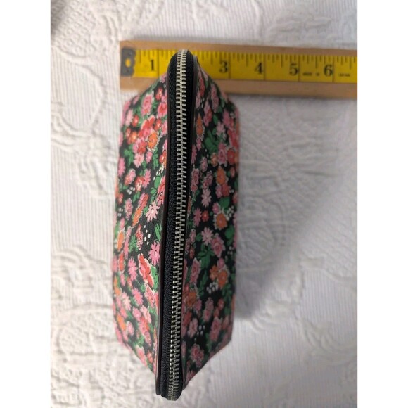 Coach Wallet Make Up Bag Key Chain In Posey Cluster Floral Print Coated Canvas - Picture 14 of 15